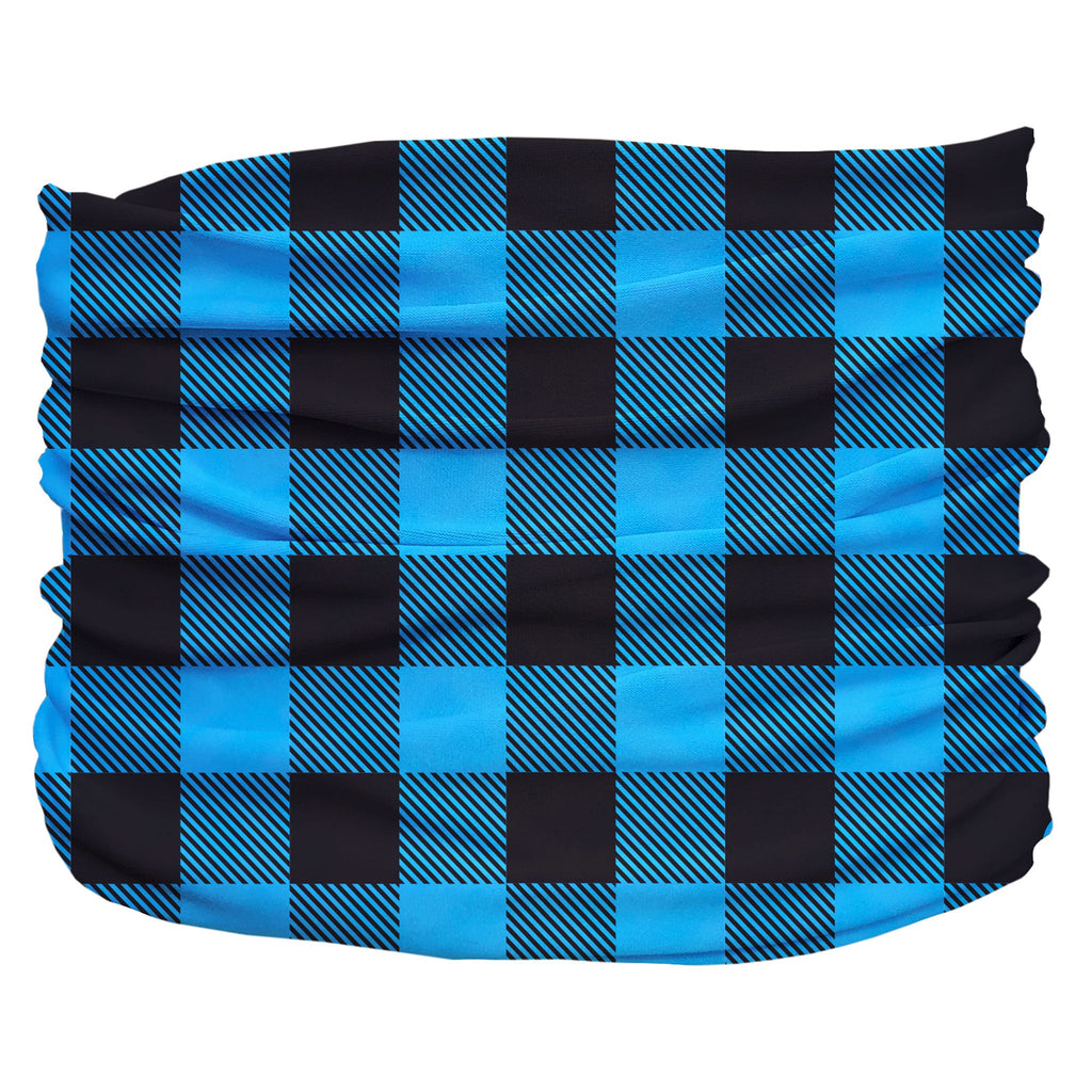 Buffalo Plaid Blue Pup Scruff-1