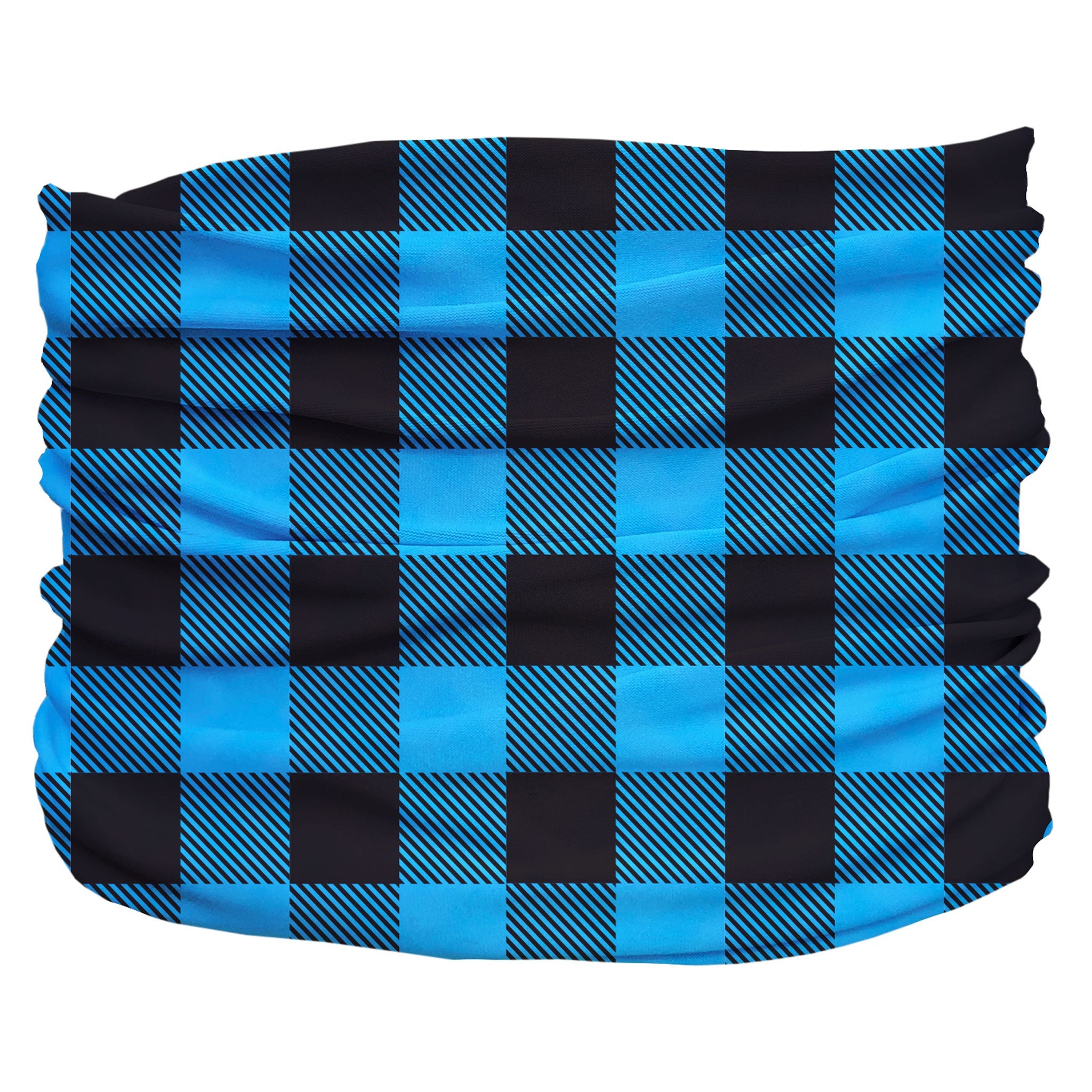 Buffalo Plaid Blue Pup Scruff-1